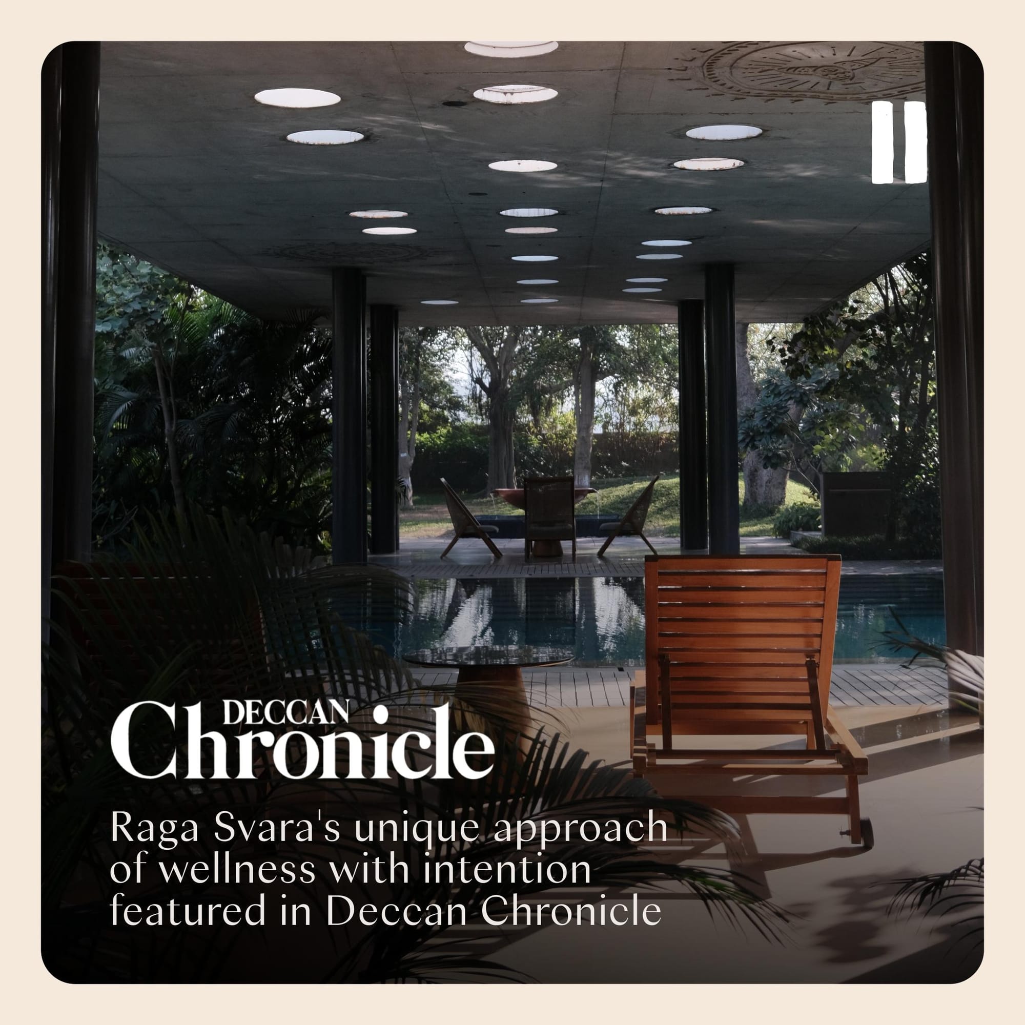 Raga Svara's unique approach of wellness with intention featured in Deccan Chronicle