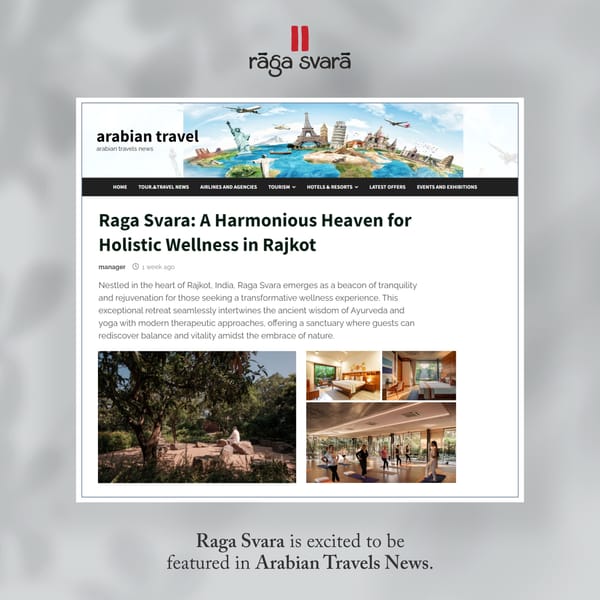 Raga Svara featured in Arabian Travels News
